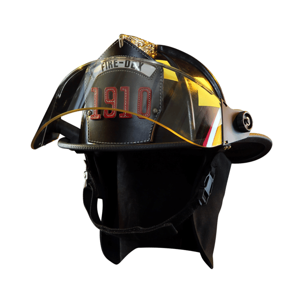 FireDex_1910TraditionalHelmets_Black_Front